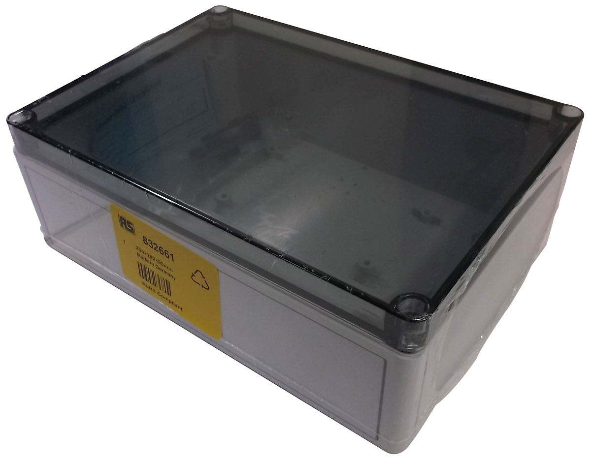 Spelsberg TK PC Series Grey Polycarbonate Enclosure, IP66, IK08 90 mm, 254 mm, 180 mm