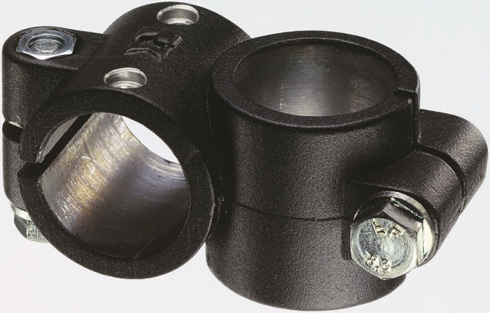Rose+Krieger Pipe system linear unit E Gravity Die Cast Aluminium-Silicon Alloy, 20 mm OD tube