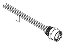 Molex Industrial Circular Connector, 5 Contacts, Panel, Socket, Female, IP67, 130013 Series