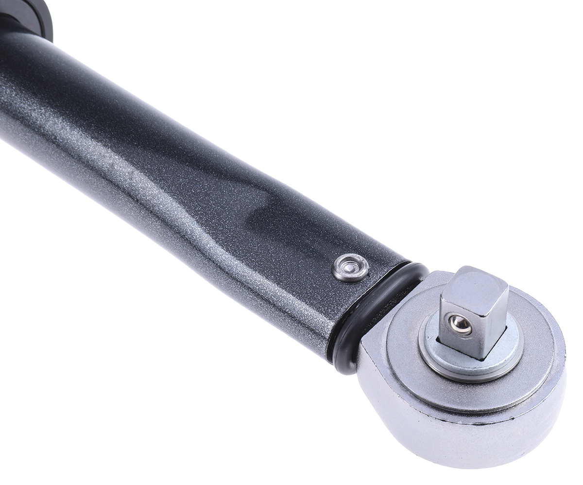 130101 Norbar Torque Tools Click Torque Wrench, 12 to 60 Nm, 3/8 in Drive, Square Drive, 328mm Overall, RSCAL