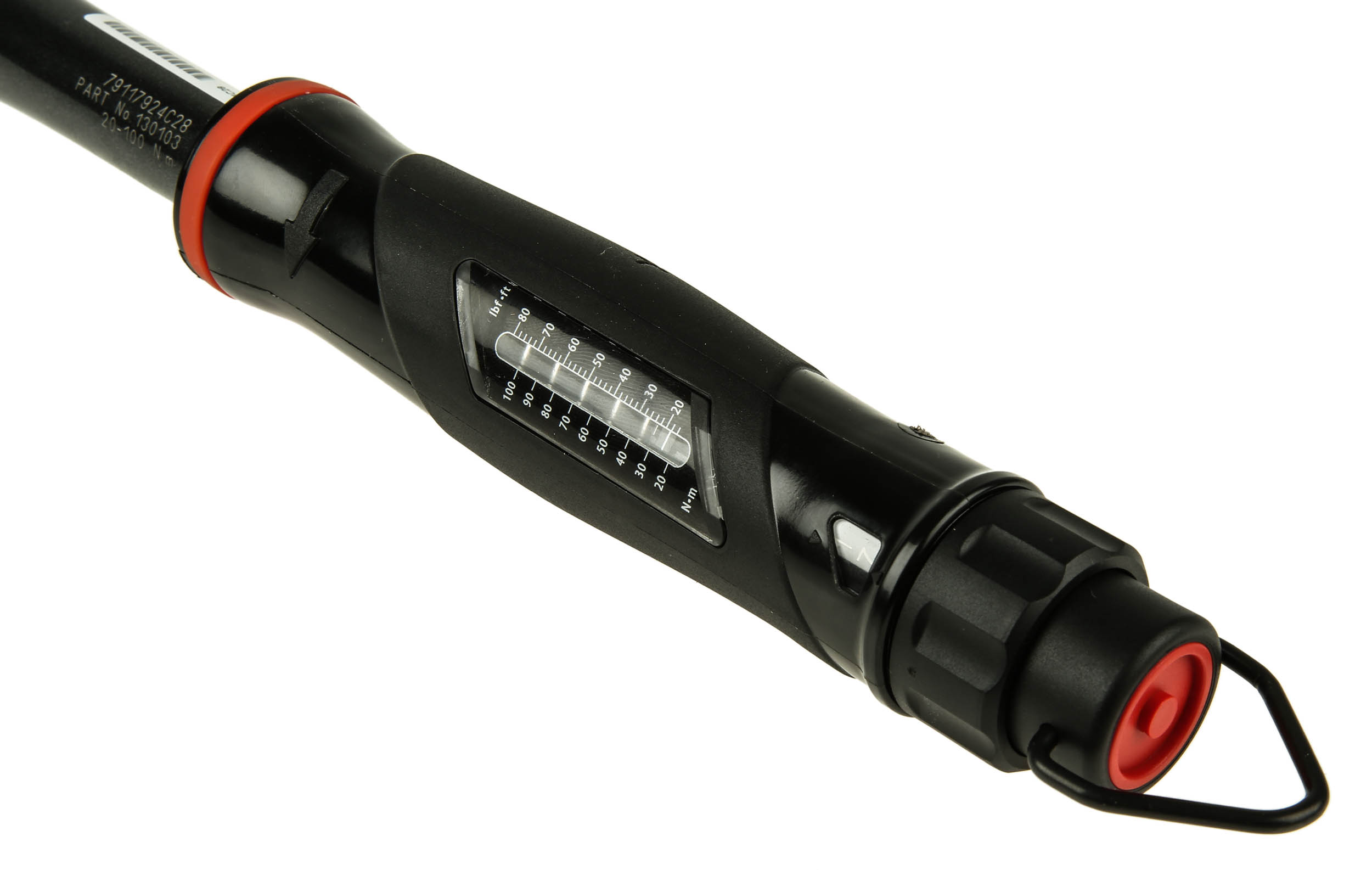 130103 Norbar Torque Tools Click Torque Wrench, 20 To 100 Nm, 1/2 in Drive, Square Drive, 375mm Overall, RSCAL