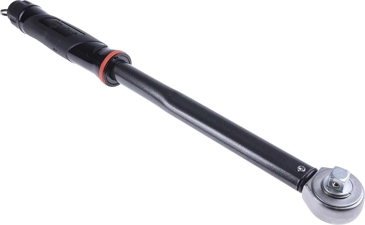 130104 Norbar Torque Tools Click Torque Wrench, 40 To 200 Nm, 1/2 in Drive, Square Drive, 459mm Overall, RSCAL
