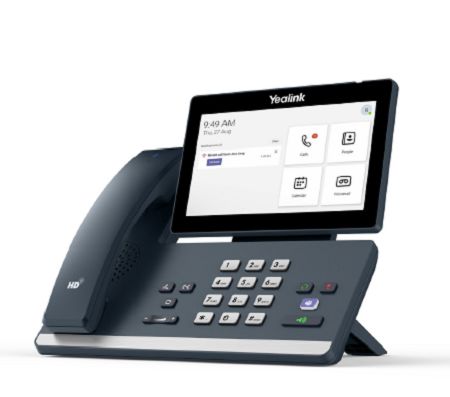 Yealink Power Over Ethernet, Dual-Port Gigabit Ethernet, Built-In Dual Band 2.4G/5G WiFi, Bluetooth 4.2 MP58 Power Over