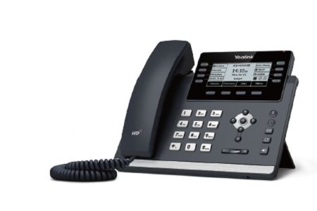 Yealink Dual-Port Gigabit Ethernet, Power Over Ethernet, RJ9 (4P4C) handset Port, USB Port T43U Power Over Ethernet VOIP
