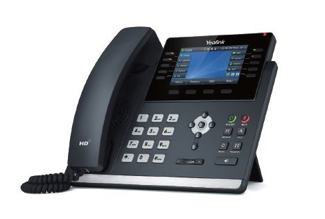 Yealink Dual-Port Gigabit Ethernet T46U Power Over Ethernet VOIP Phone