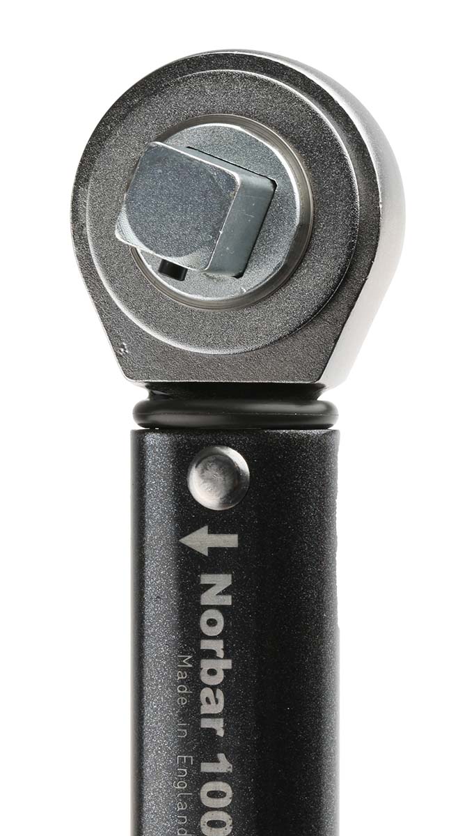 130178 Norbar Torque Tools Click Torque Wrench, 20 To 100 Nm, 1/2 in Drive, Square Drive, 375mm Overall