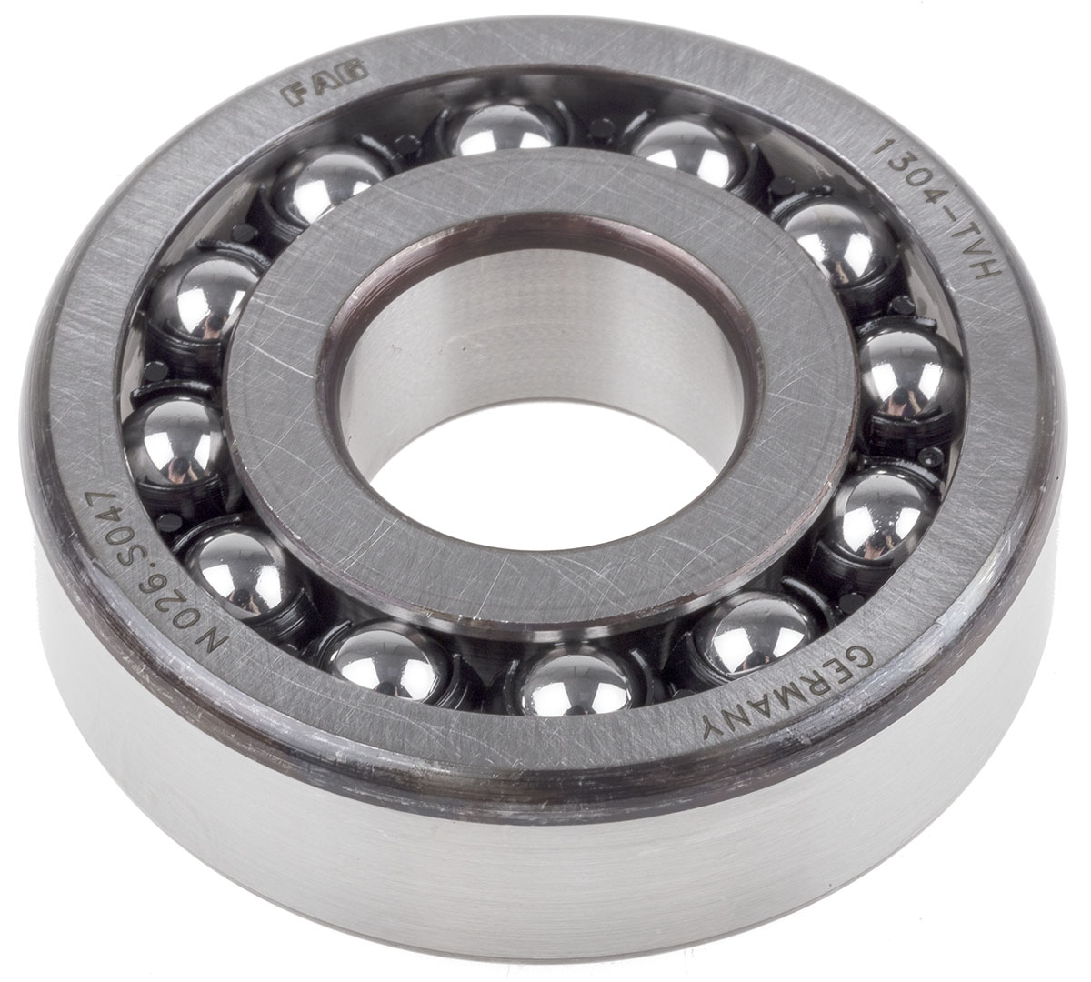 FAG 1304-TVH 20 mm ID 2 Row Ball Bearing -, 52 mm OD