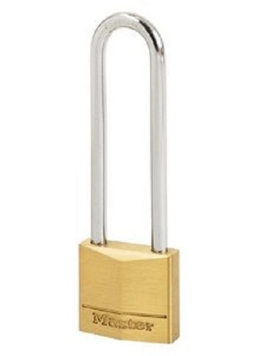 Master Lock Padlock Brass Padlock, 5 mm Shackle, 30 mm Body