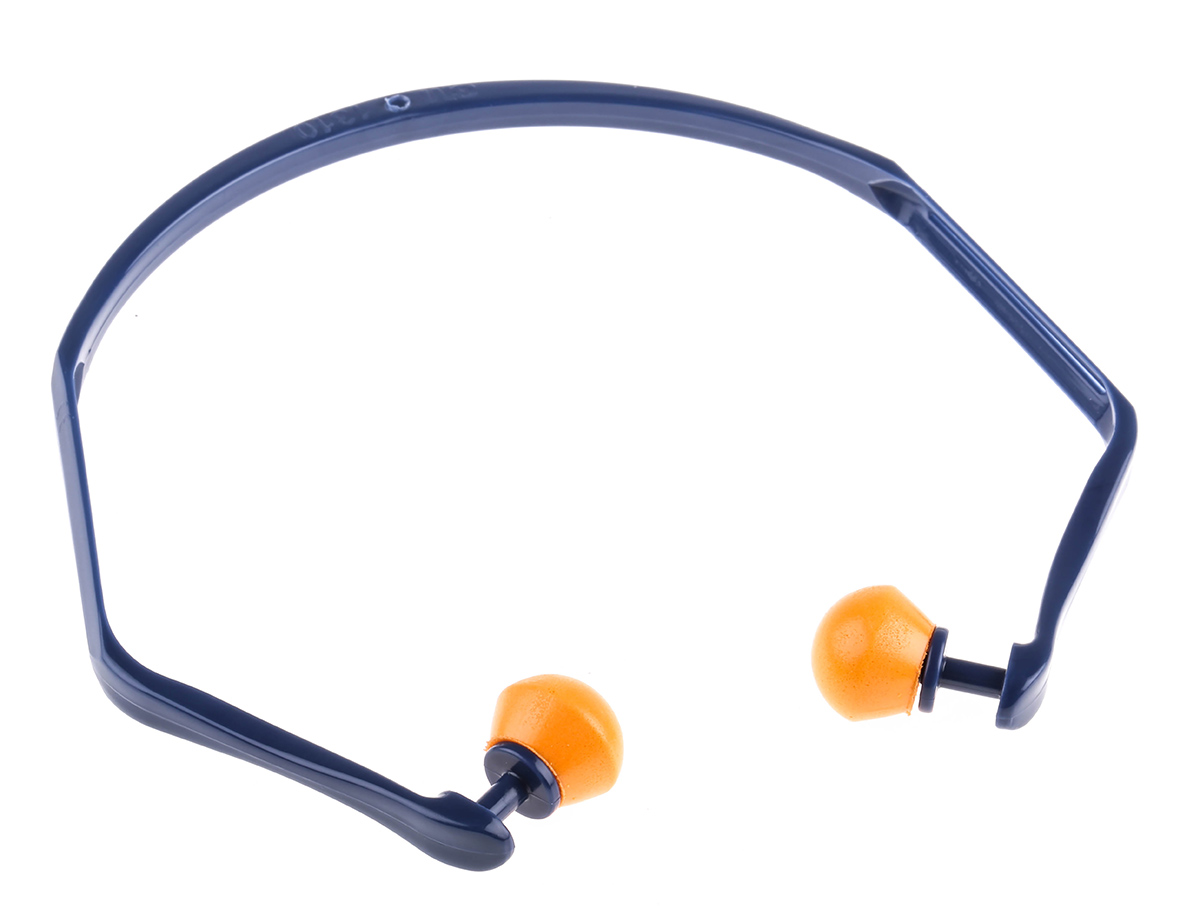 3M E.A.R 3M 1310 Series Blue, Orange Disposable Ear Plugs, 24 dB Rated 10