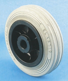 LAG Grey, Black Rubber Trolley Wheel, 110 kg