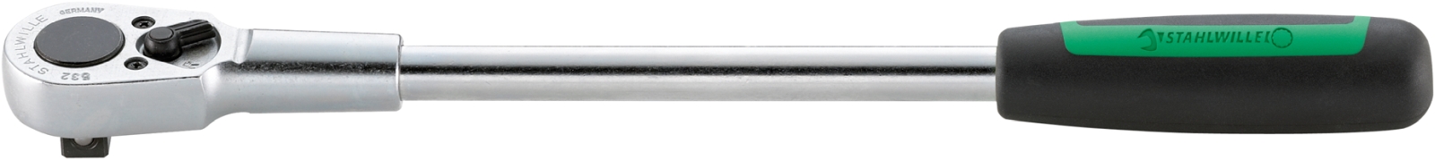 STAHLWILLE 4018754177837 1/2 in Ratchet with Long Handle, 388mm Overall