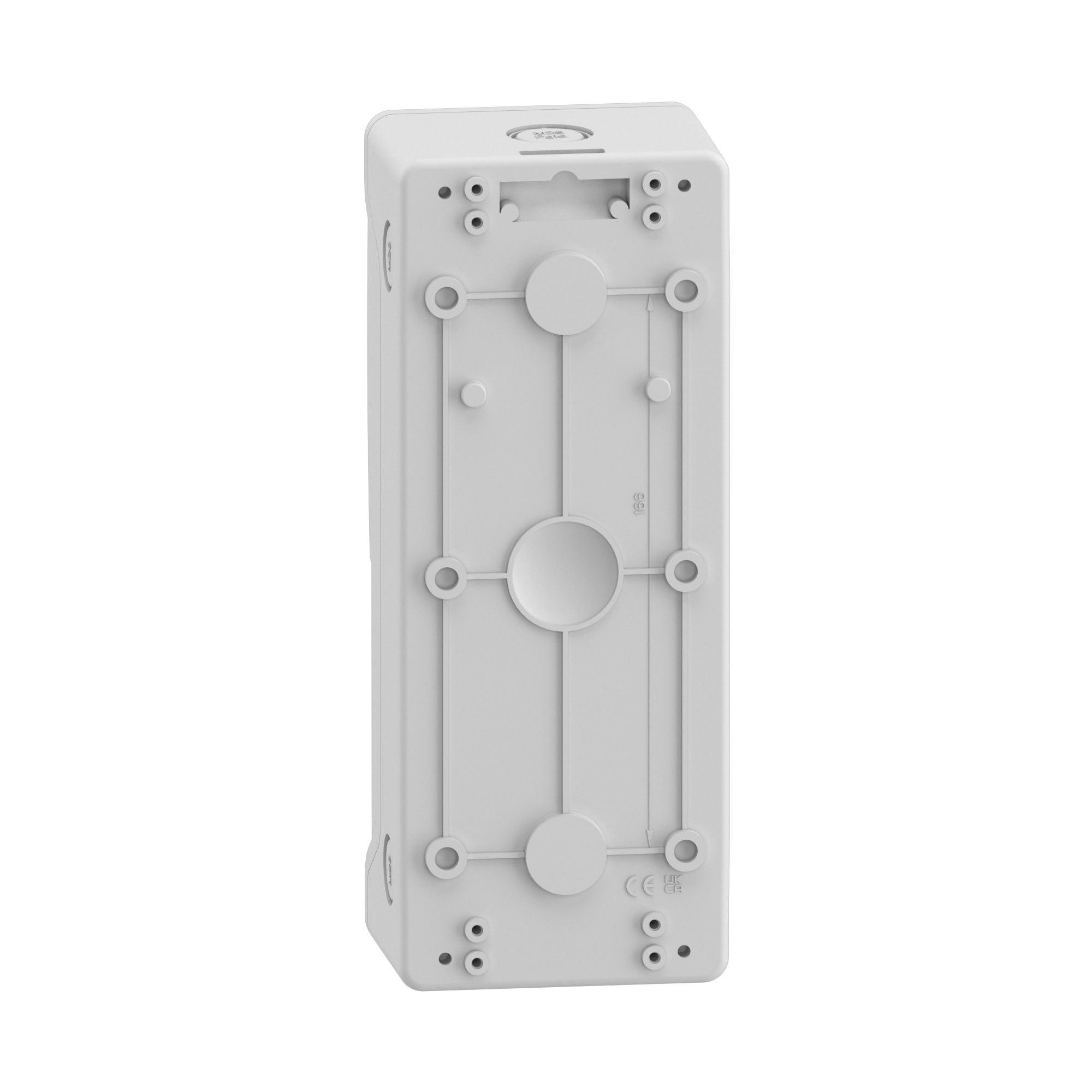 13150m Schneider Electric Polymer White Adaptable Enclosure Box 98mm x 248 mm x 248 mm