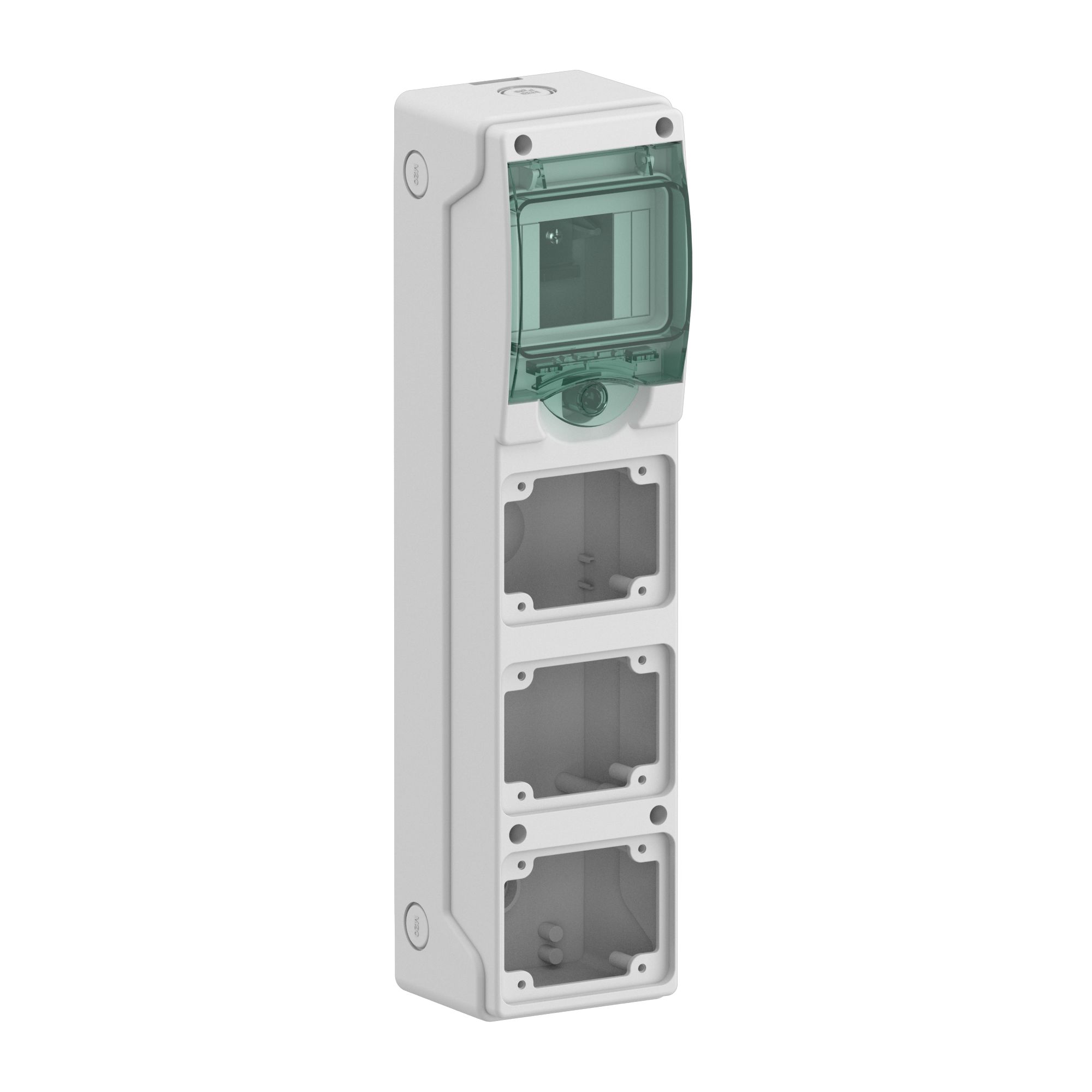 Schneider Electric Polymer White Adaptable Enclosure Box 98mm x 392 mm x 392 mm
