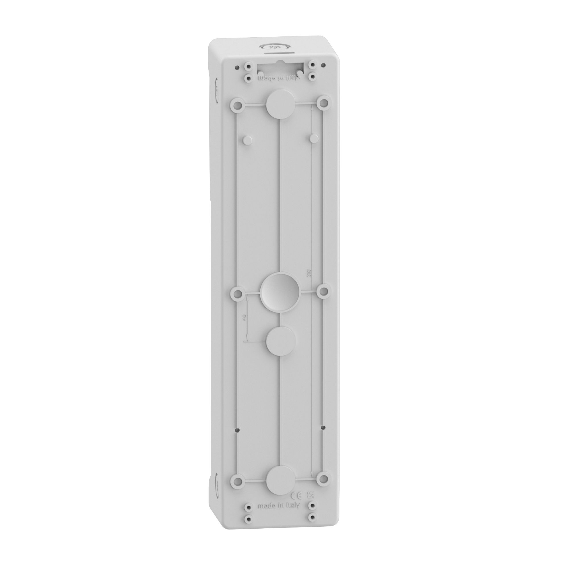 13152m Schneider Electric Polymer White Adaptable Enclosure Box 98mm x 392 mm x 392 mm
