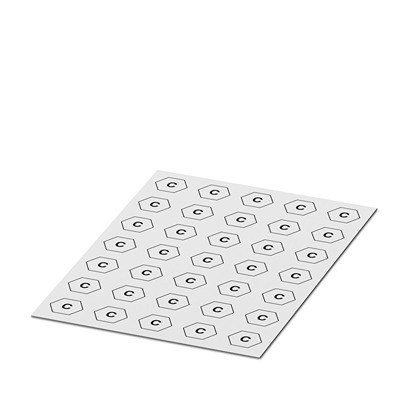 Phoenix Contact Adhesive Pre-Printed Label. Quantity: 1 Per Pack