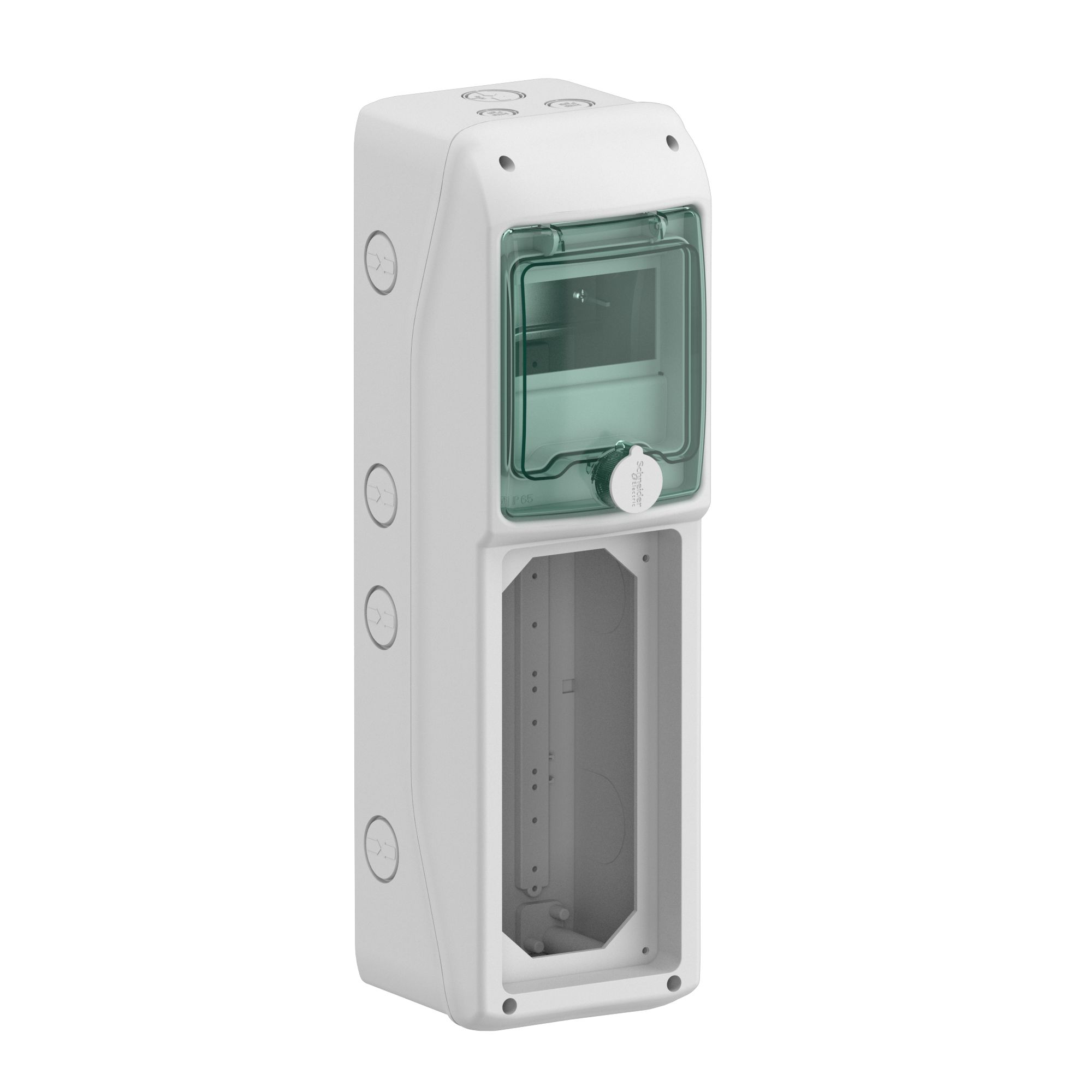 Schneider Electric Polymer White Adaptable Enclosure Box 138mm x 460 mm x 460 mm with 1 Knockouts