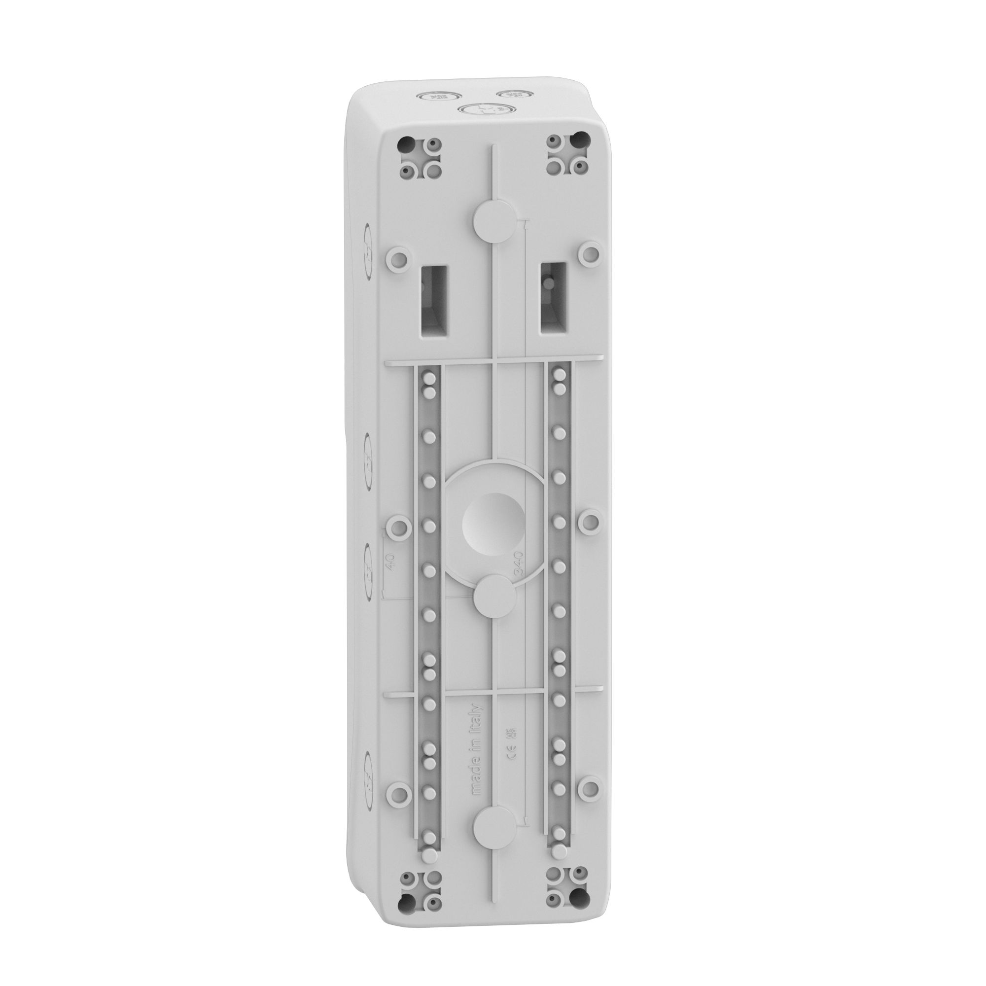 13160m Schneider Electric Polymer White Adaptable Enclosure Box 138mm x 460 mm x 460 mm with 1 Knockouts
