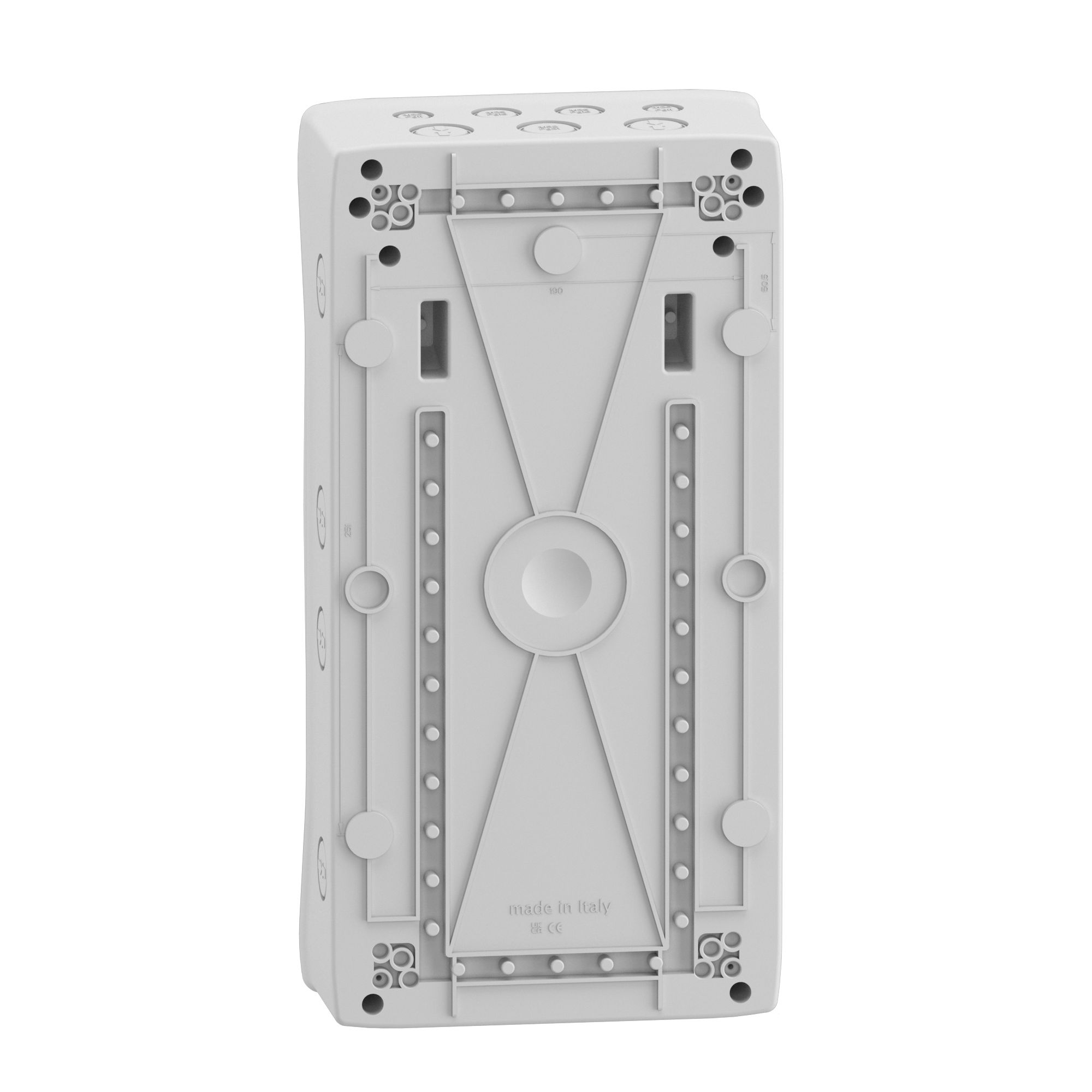 13165m Schneider Electric Polymer White Adaptable Enclosure Box 236mm x 460 mm x 460 mm