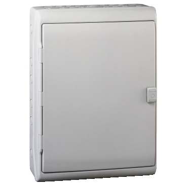 Schneider Electric Mureva Light Grey Smooth Polymer Electrical Enclosure, IEC, IP65, Surface Mount Mount, 1 Gangs 460 mm