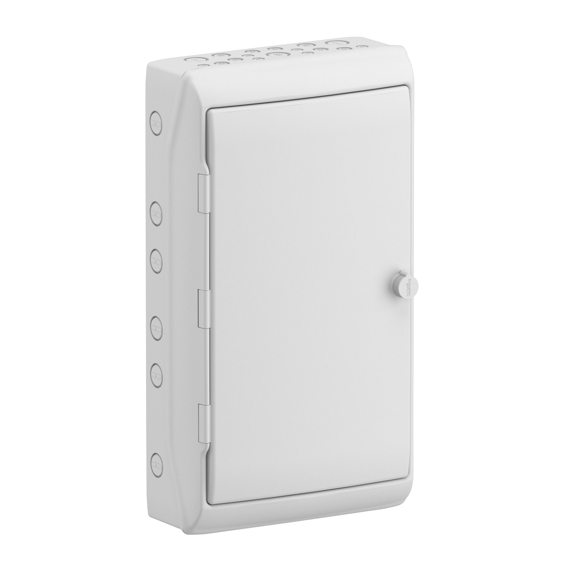 Schneider Electric Polymer White Adaptable Enclosure Box 340mm x 610 mm x 610 mm with 17 Knockouts