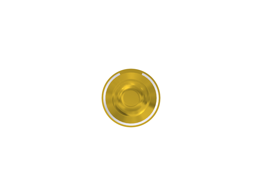 CONEC size 3.6 mm Male Solder Cup D-Sub Connector Power Contact, Gold over Nickel Power 16 AWG