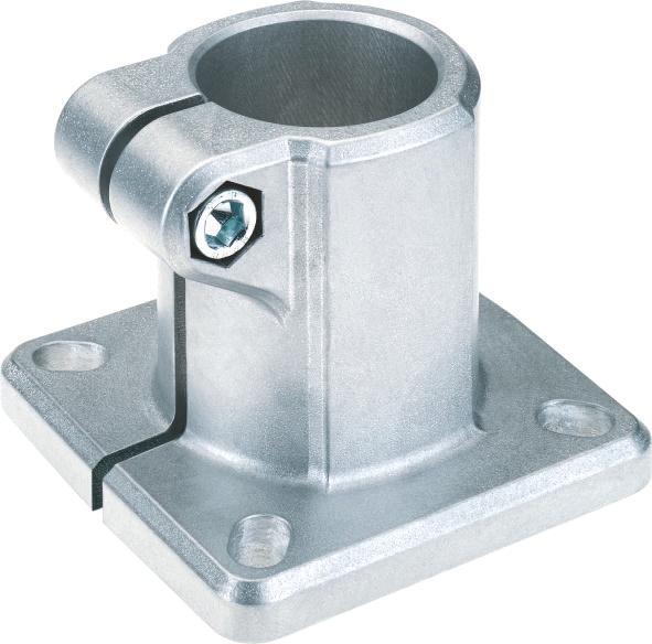 Rose+Krieger M8 Base Clamp, Connecting Component, Strut Profile 20 mm, Round Tube Size 20.1 mm