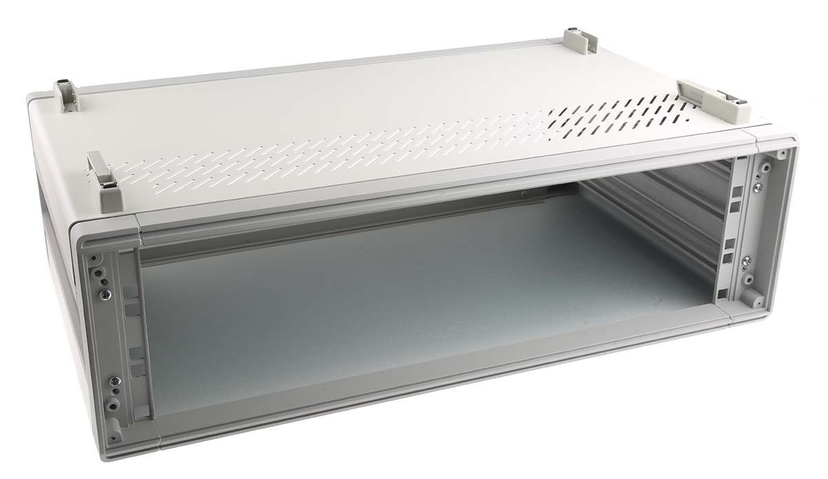 132-4408 RS PRO, 3 U 19 in Rack Mount Case Ventilated 322 mm