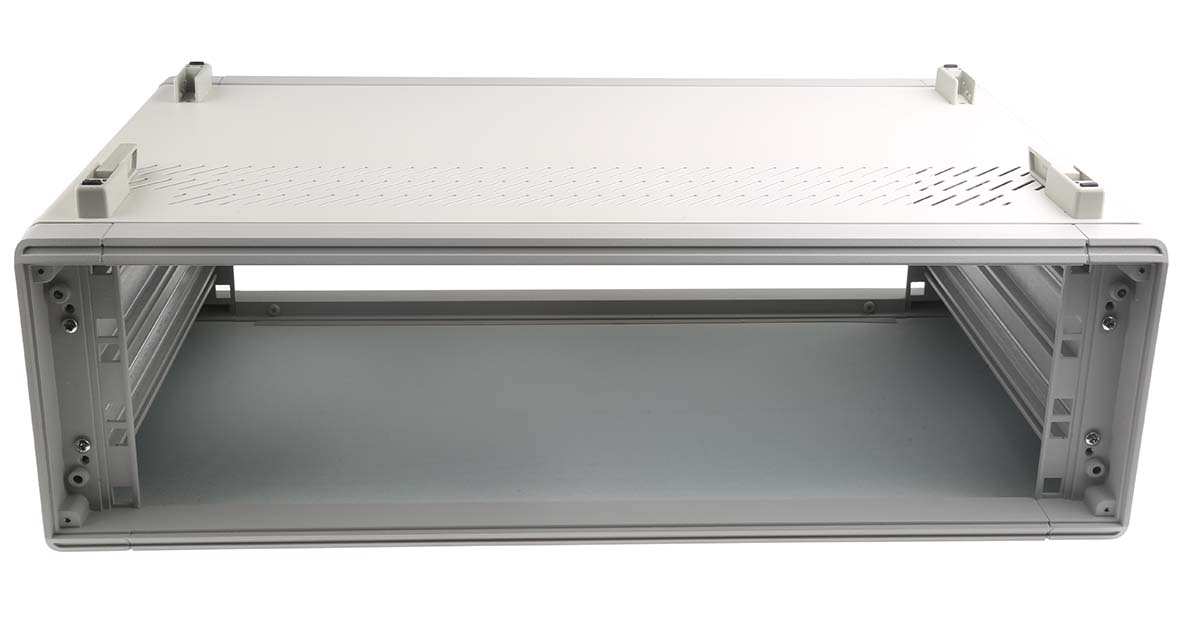 132-4408 RS PRO, 3 U 19 in Rack Mount Case Ventilated 322 mm