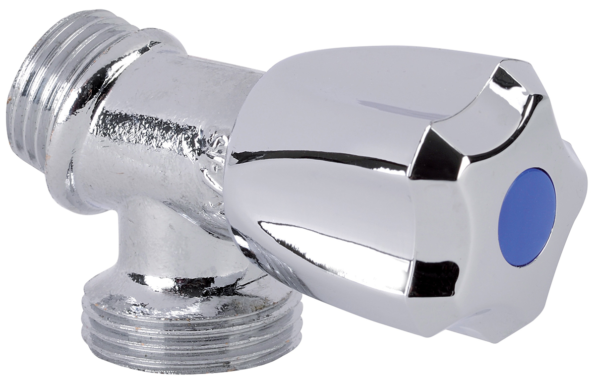 Sferaco Brass Stopcock BSP 1/2 in BSP Male 1/2 in