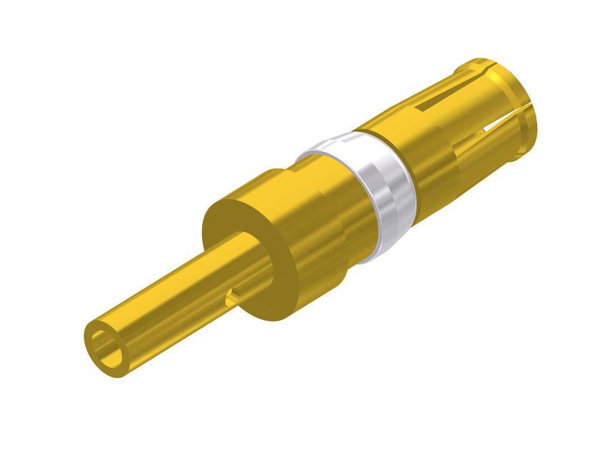 CONEC, 132C11019X Series, size 2.6 mm Female Crimp D-Sub Connector Power Contact, Gold over Nickel Power 16 AWG