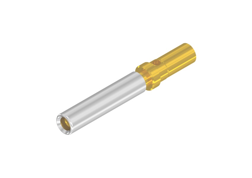 CONEC size 1.69 mm Female Crimp D-Sub Connector Contact, Gold over Nickel Socket 20 AWG