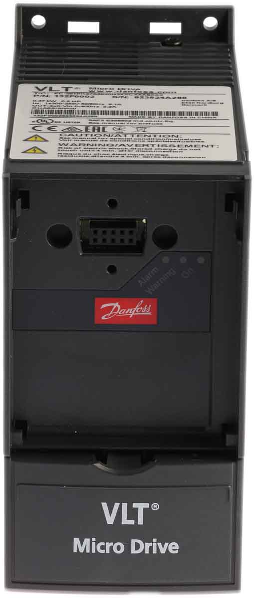 Danfoss Inverter Drive, 0.37 kW, 1 Phase, VLT FC51 Series 240V 2.2 A