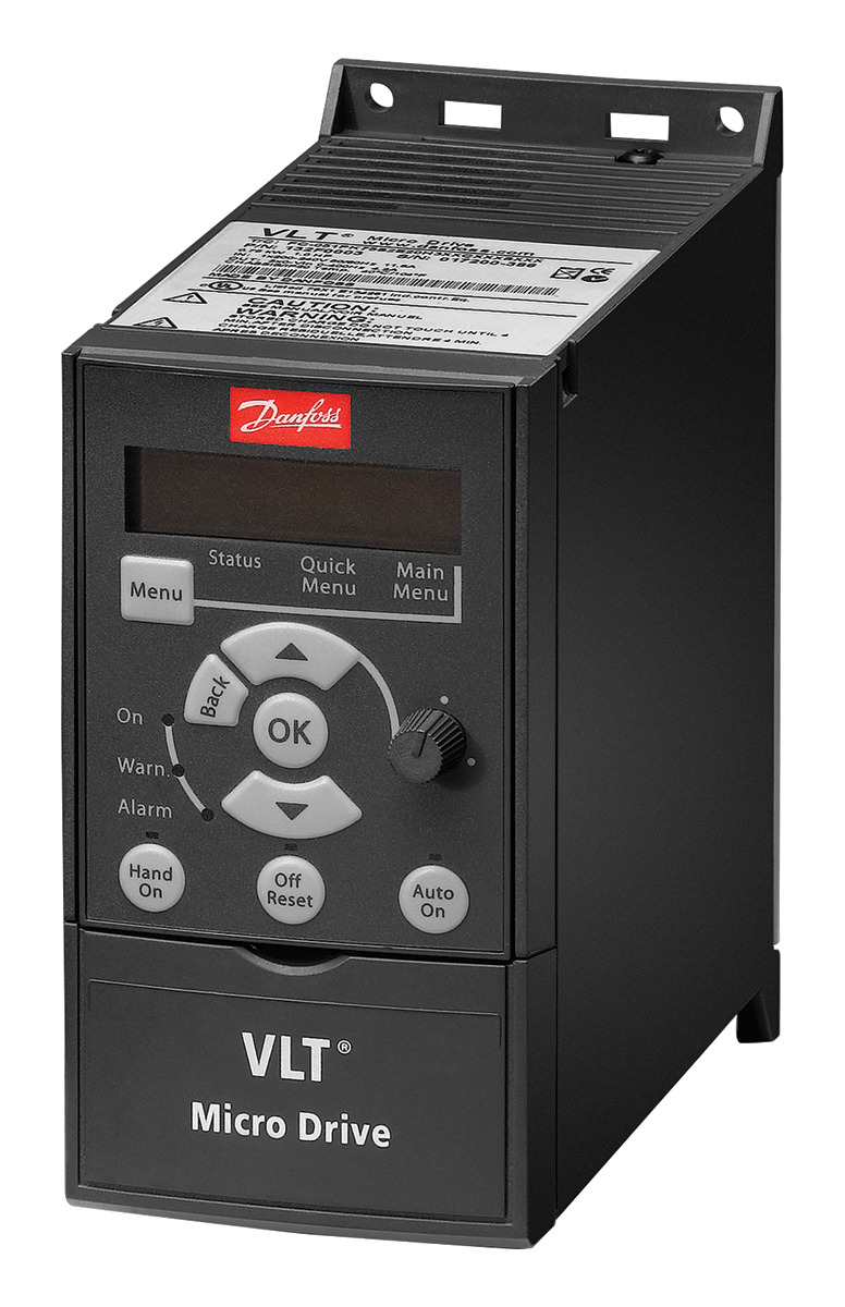 Danfoss Inverter Drive, 0.37 kW, 3 Phase, VLT FC51 Series 240V 2.2 A