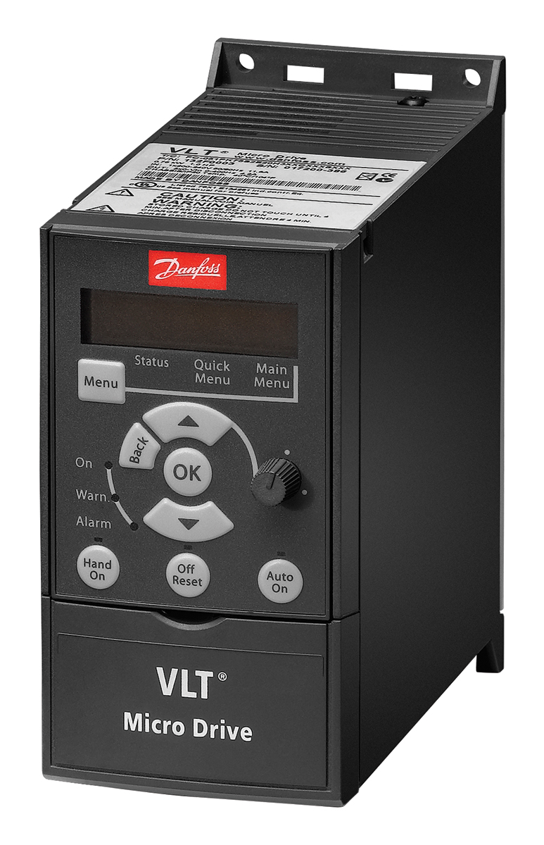 Danfoss Inverter Drive, 0.75 kW, 3 Phase, VLT FC51 Series 240V 4.2 A