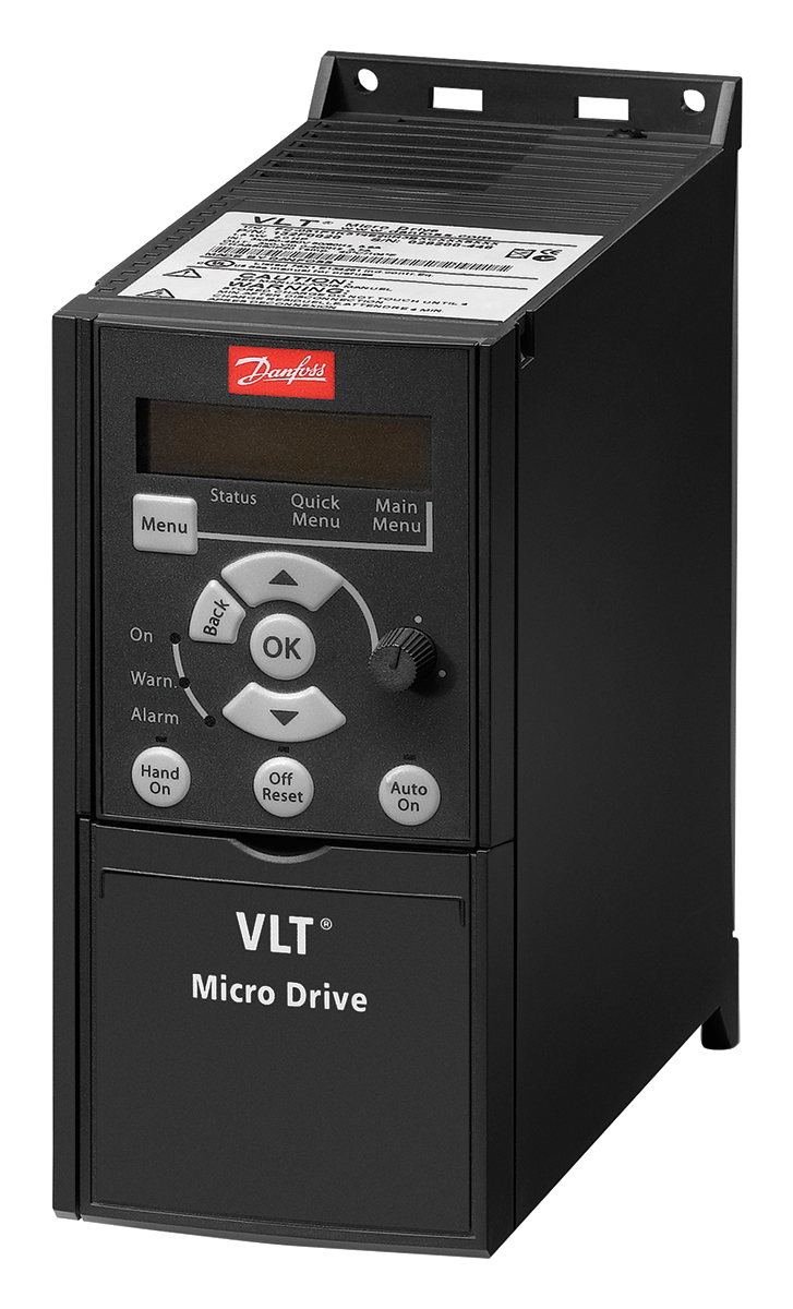 Danfoss Inverter Drive, 1.5 kW, 3 Phase, VLT FC51 Series 240V 6.8 A