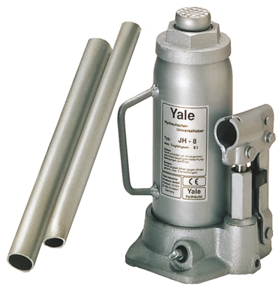 YALE Bottle Jack, 447 mm - 447 mm 8 t Load Capacity