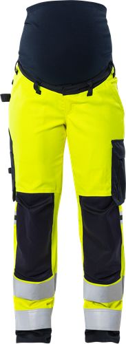 Fristads 2507 ATHF Women's Trousers Navy, Yellow 72 cm Waist 80cm Leg