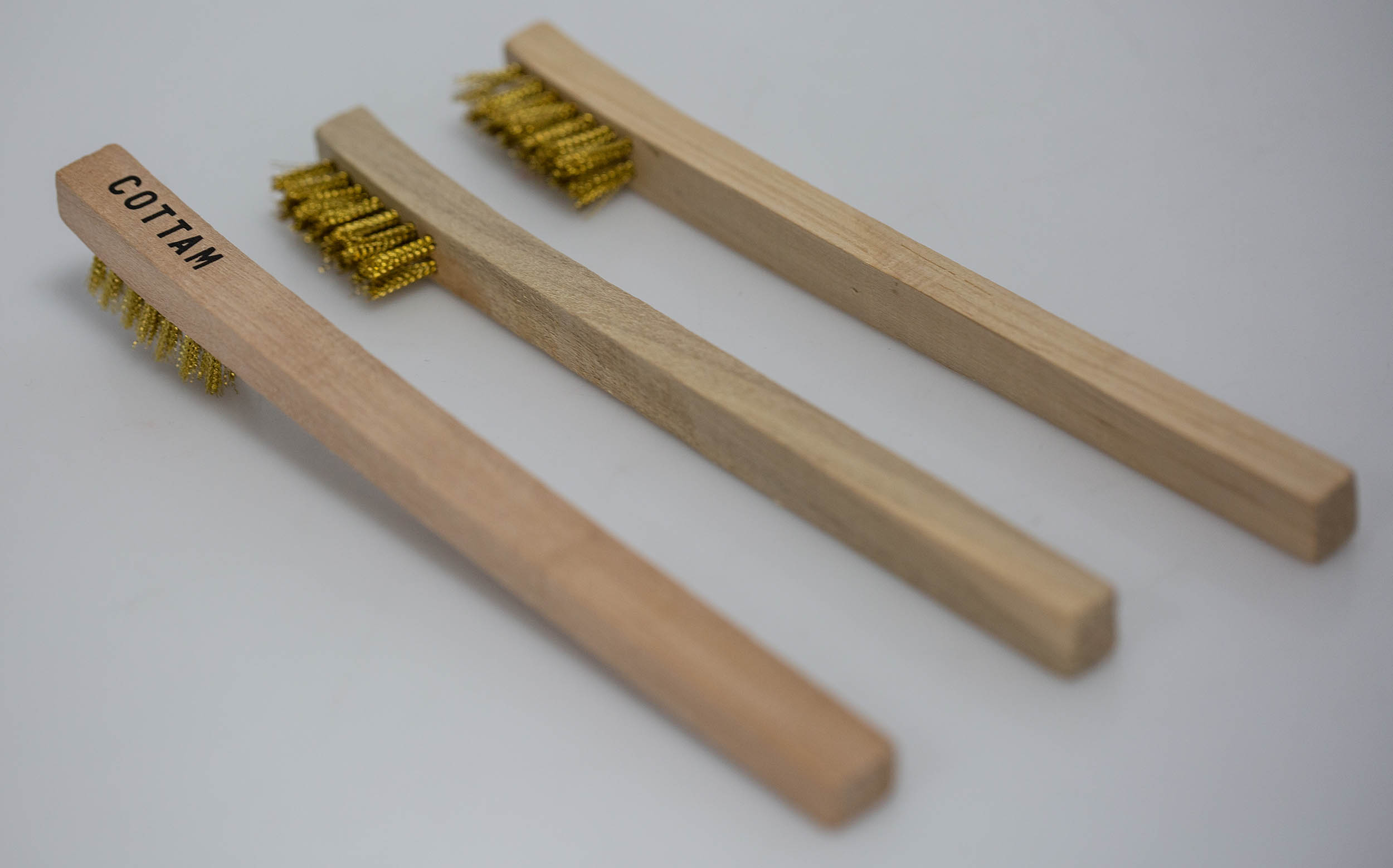 Cottam 12 mm Brass Wire Brush,  For Surface Preparation
