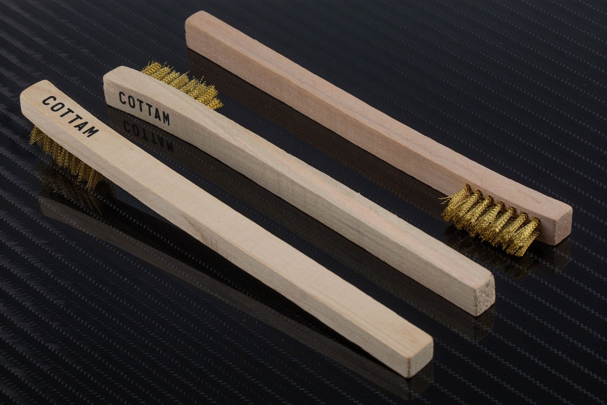 134-5715 Cottam 12 mm Brass Wire Brush,  For Surface Preparation