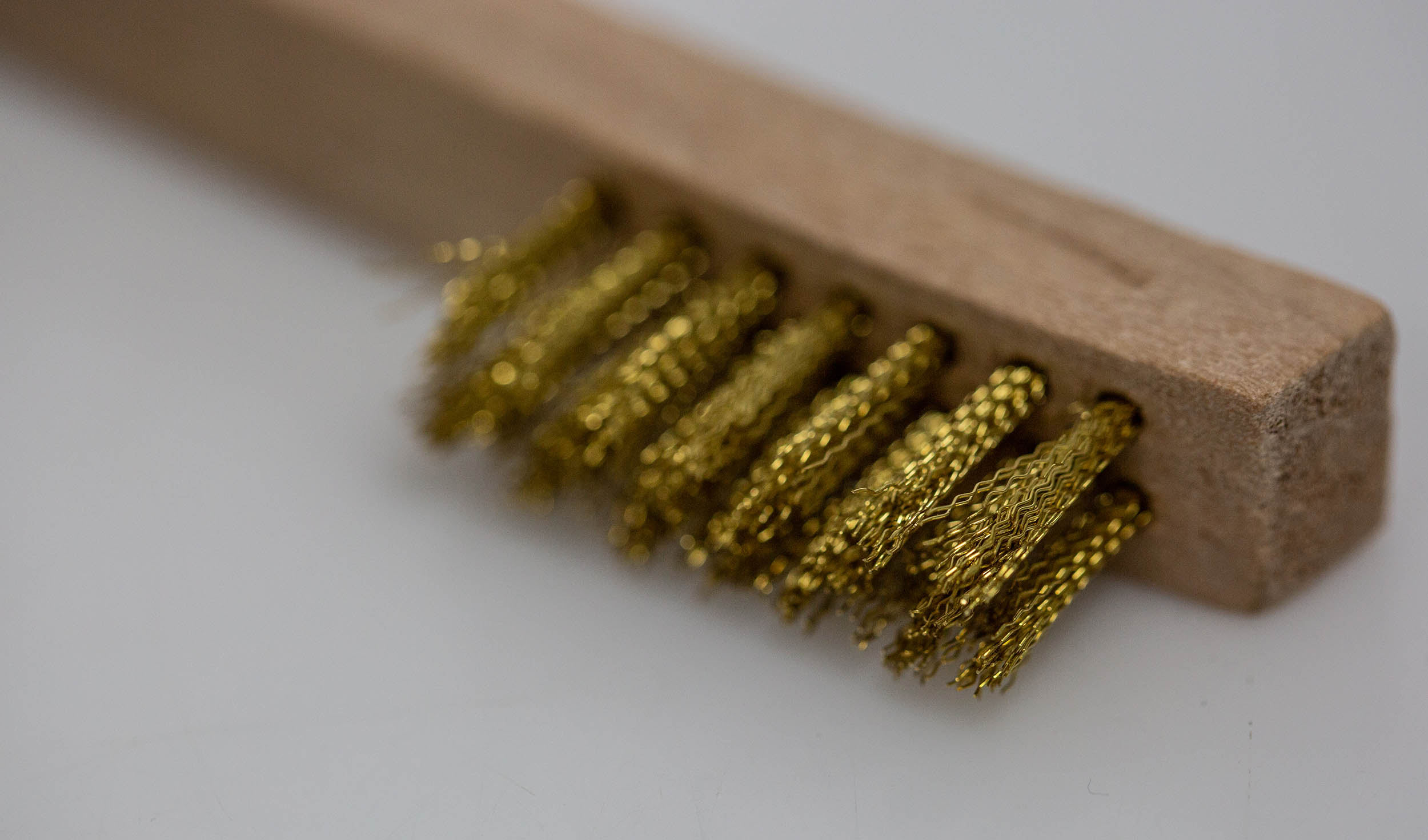 134-5715 Cottam 12 mm Brass Wire Brush,  For Surface Preparation