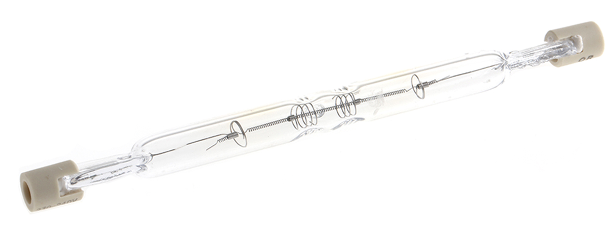Orbitec 120 W Clear Halogen Bulb R7S, Linear, 240V ac, 8 mm
