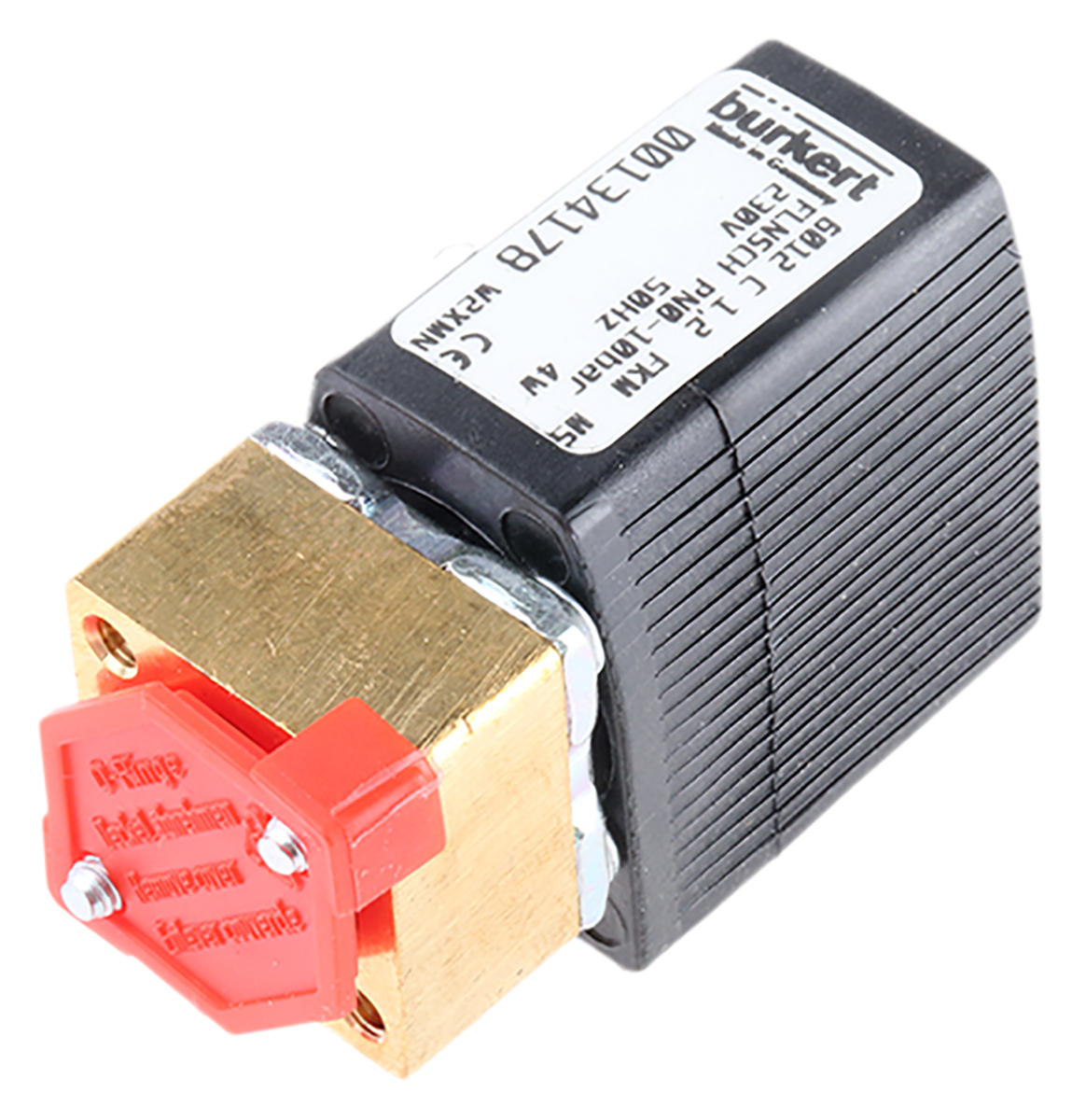 Burkert Solenoid Valve 134178, 3 Port, NC, 230V ac 1/8 in G