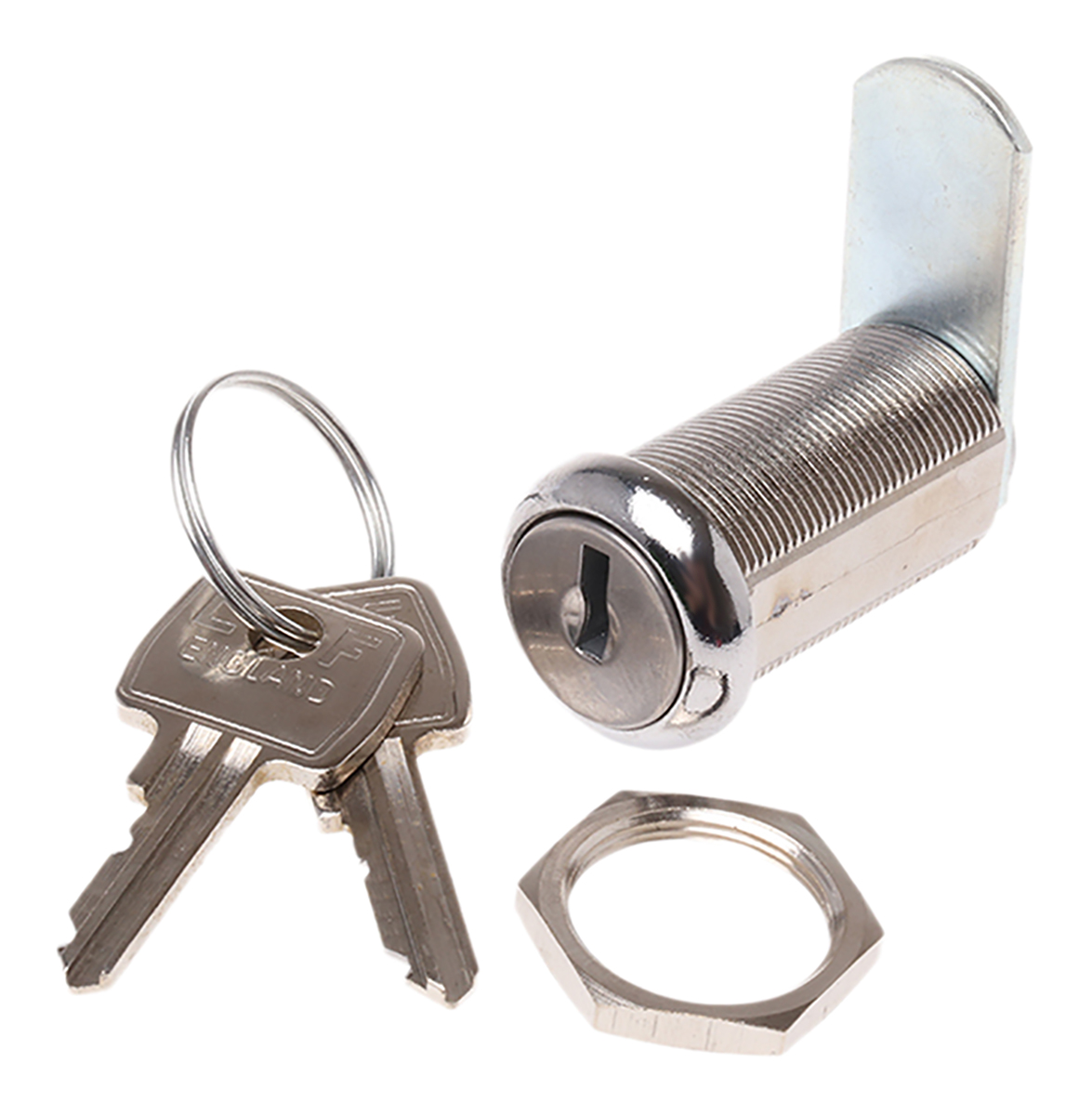 1342032 Euro-Locks a Lowe & Fletcher group Company Stainless Steel Camlock, 32 mm Panel-to-Tongue 19.1 x 16.6 mm, Key Unlock