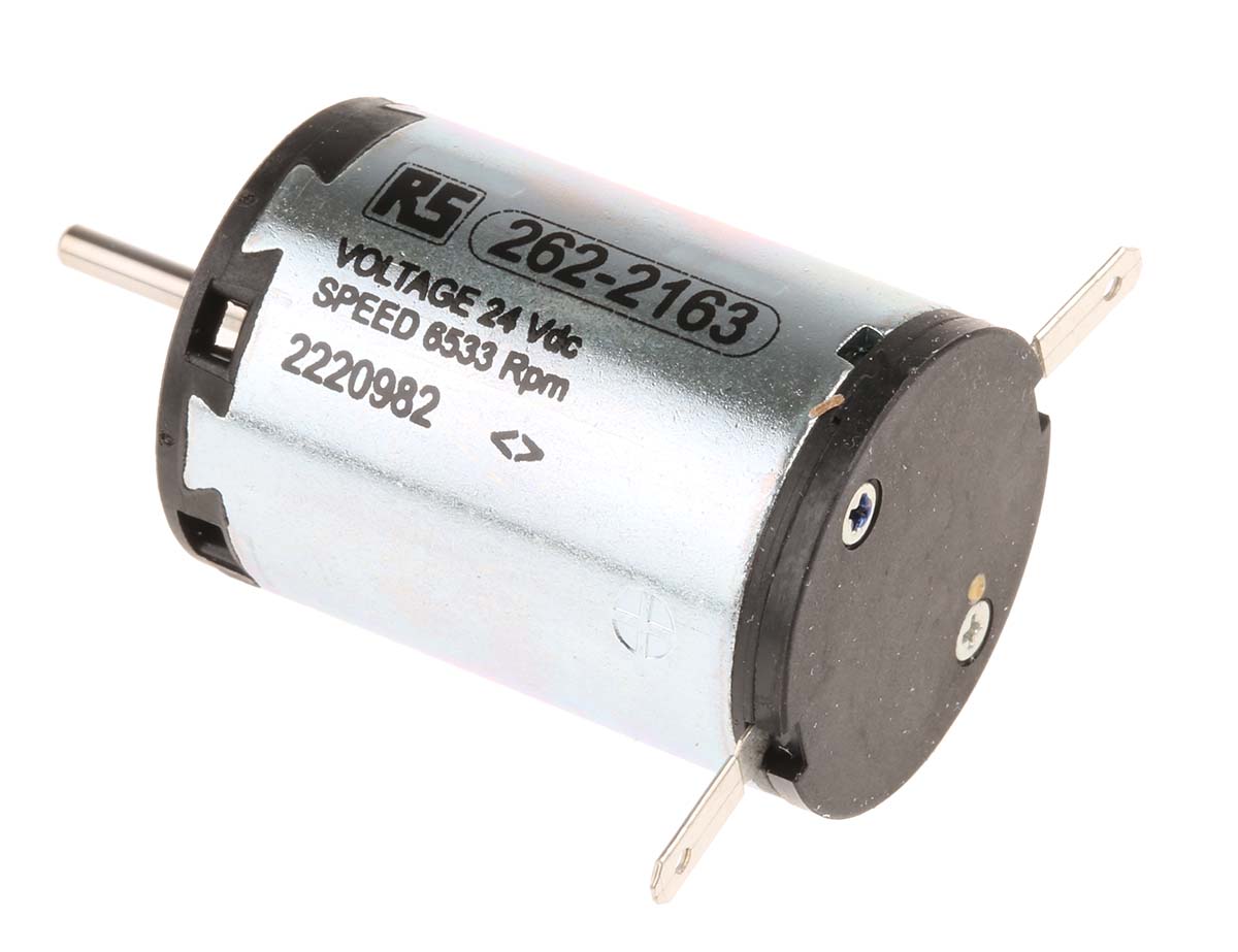 Maxon Brushed DC Motor, 5 W, 24V, 0.615 Ncm, 6552rpm, 2 mm Shaft Diameter