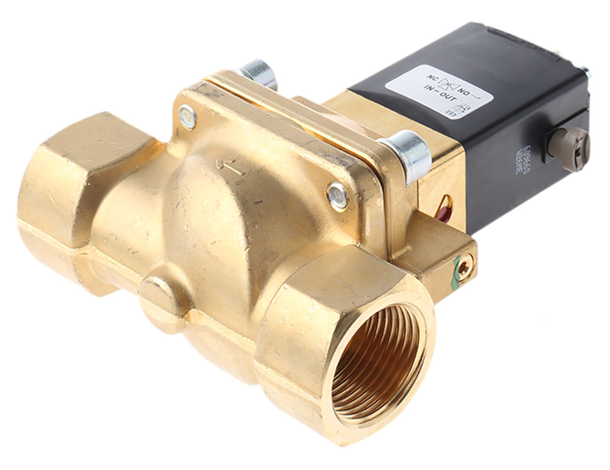 Burkert Solenoid Valve 134441, 2 Port, NC, 230V ac