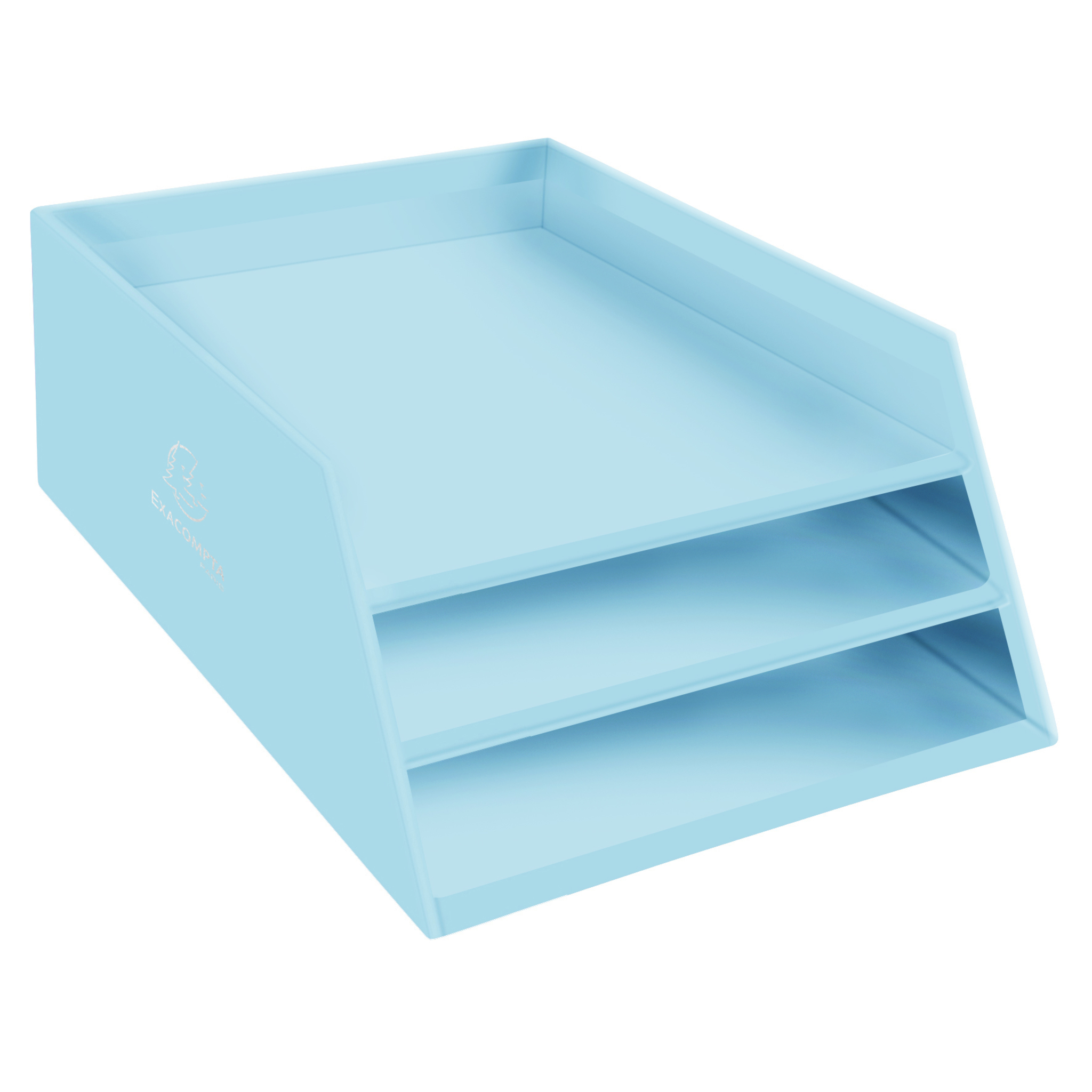 Exacompta Sky Blue A4 Letter Tray