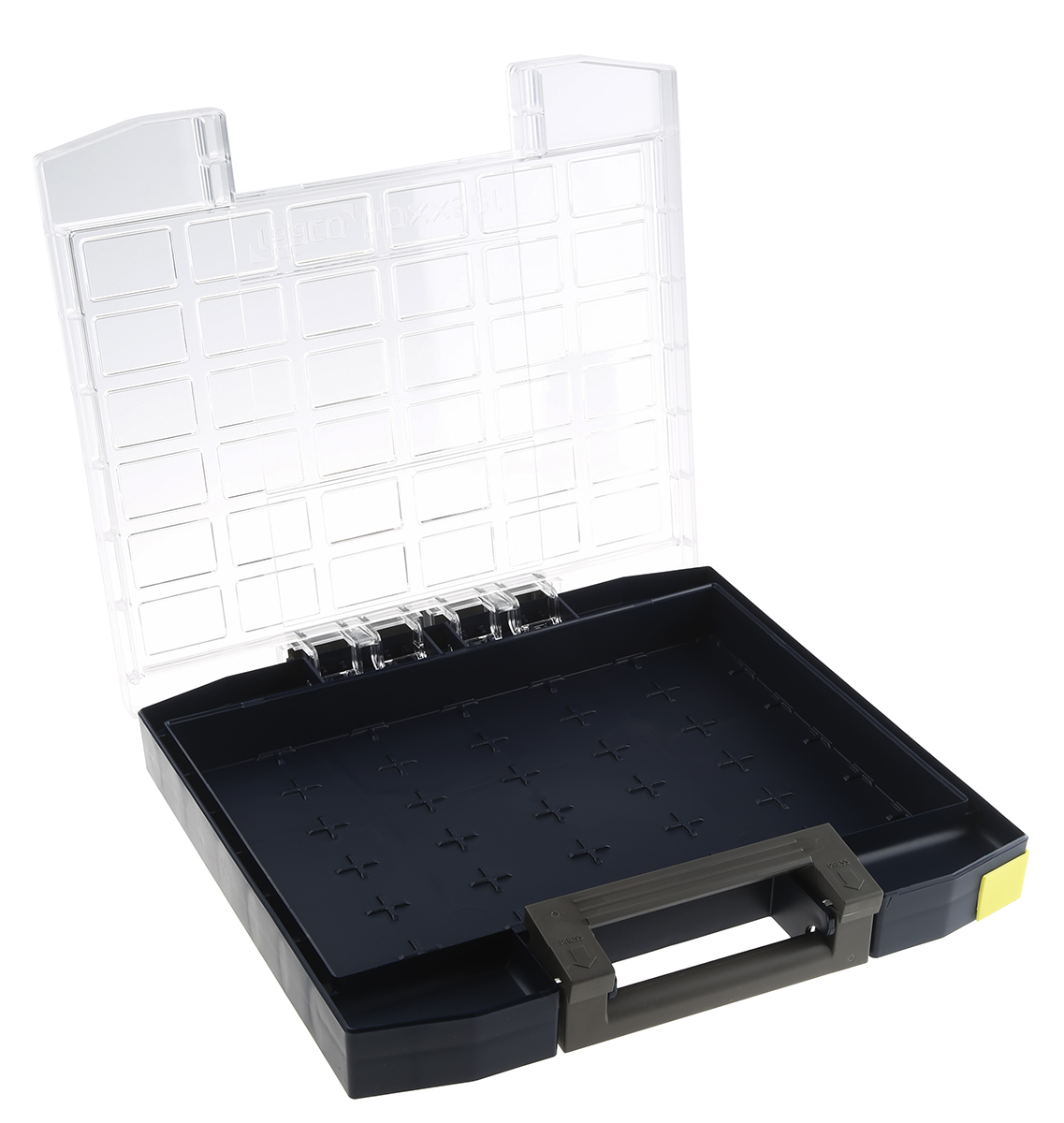 Raaco 10 Cell Blue Polystyrene, Polycarbonate, Polypropylene Compartment Box, 55.0 mm x 354.0mm x 323.0 mm