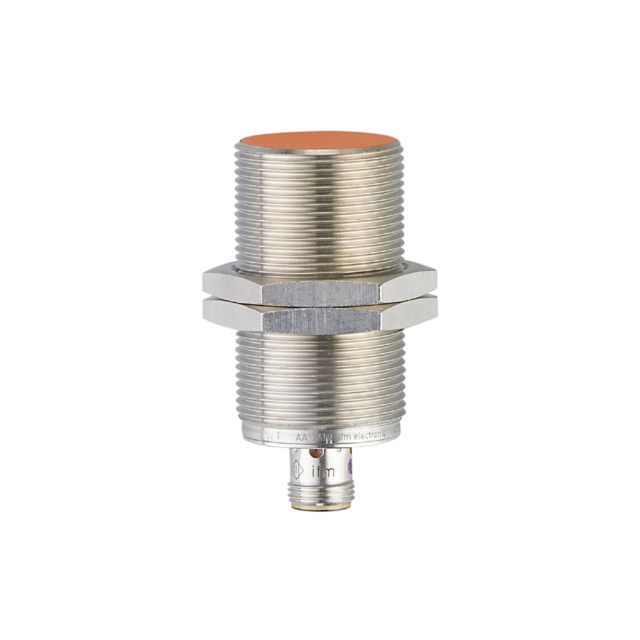 ifm electronic Inductive Threaded Barrel Proximity Sensor, M30, 15 mm Detection, NPN NC, 10 → 30 V dc