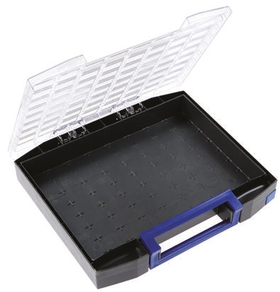 134958 Raaco Blue Polypropylene, Polycarbonate Compartment Box, 78 mm x 465mm x 401 mm