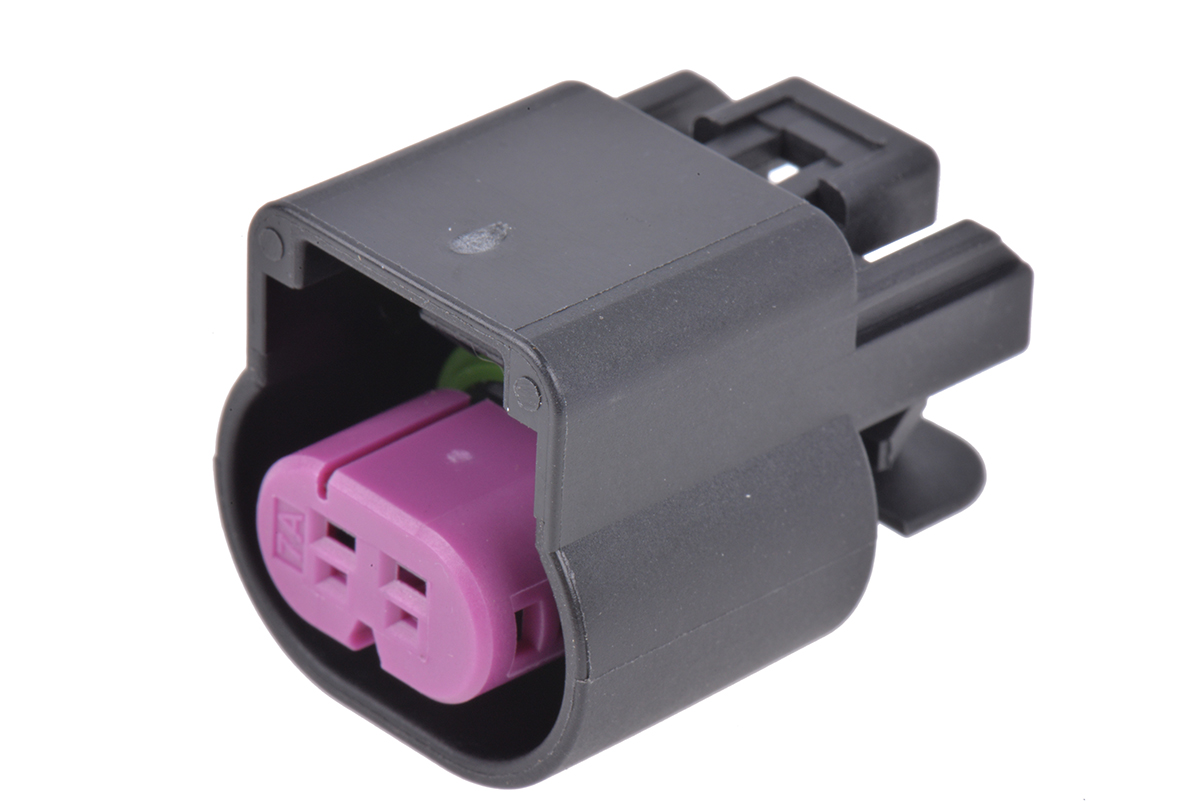Delphi, GT 150 Automotive Connector Female Black Cable 2 Way Crimp Termination 13510085